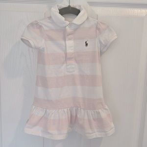 EUC Ralph Lauren Children baby girl striped dress